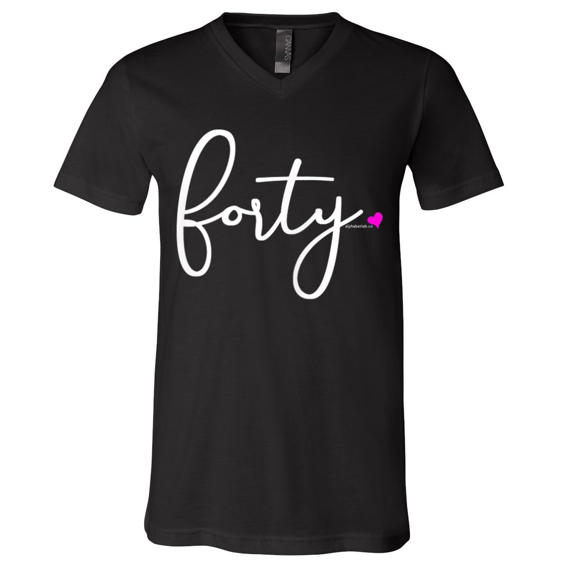 Wom.e.ns 40th Birthday Gift Ideas for Her Wom.e.n  Party Forty V-Neck T-Shirt