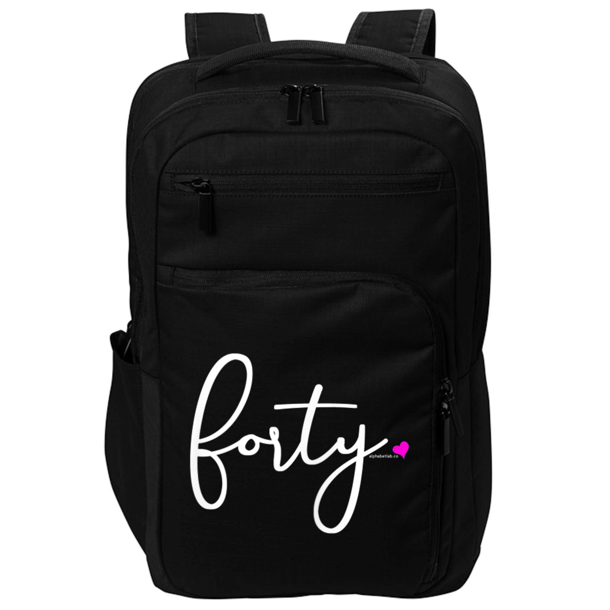 Wom.e.ns 40th Birthday Gift Ideas for Her Wom.e.n  Party Forty Impact Tech Backpack