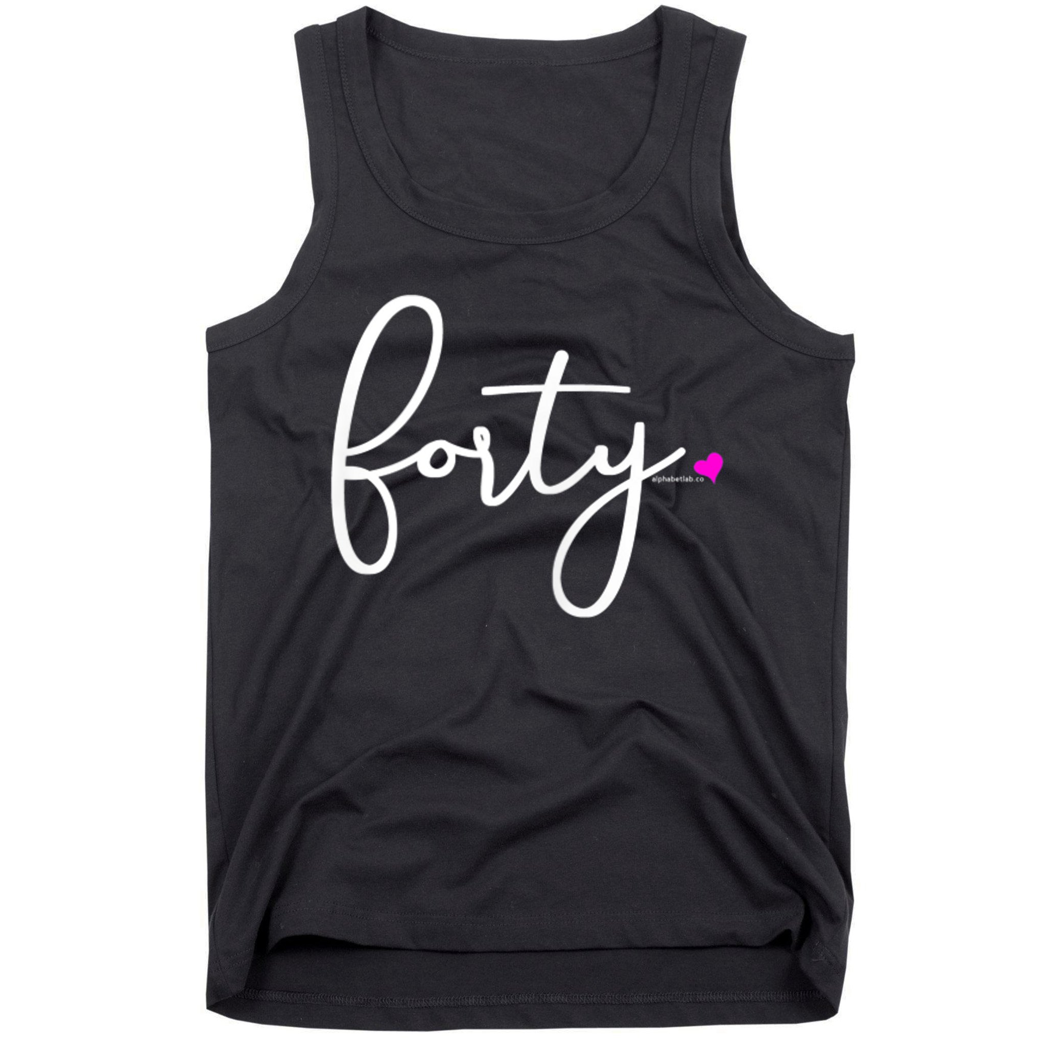 Wom.e.ns 40th Birthday Gift Ideas for Her Wom.e.n  Party Forty Tank Top
