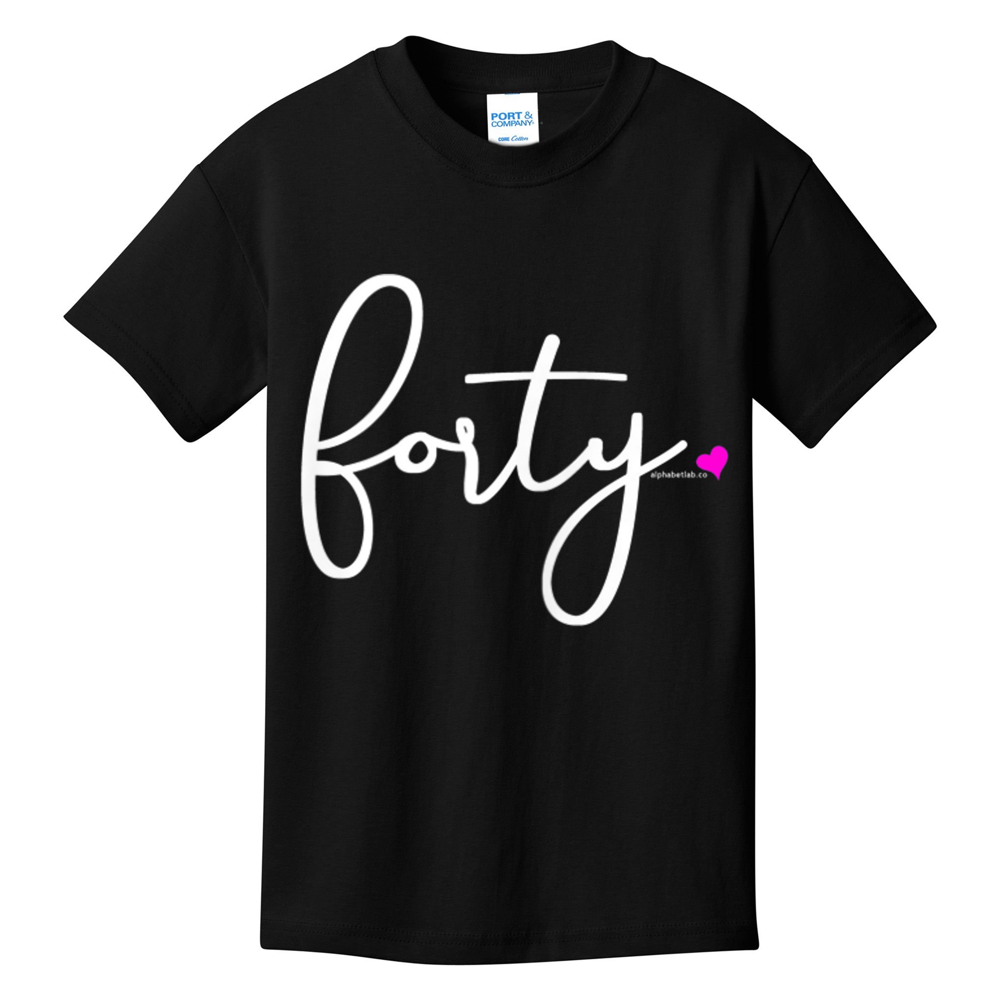 Wom.e.ns 40th Birthday Gift Ideas for Her Wom.e.n  Party Forty Kids T-Shirt