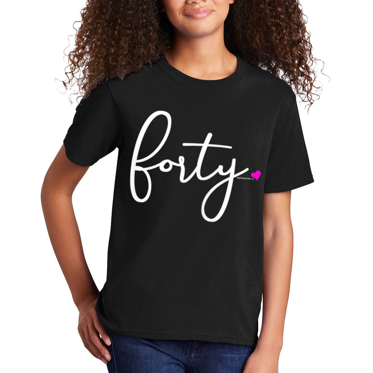 Wom.e.ns 40th Birthday Gift Ideas for Her Wom.e.n  Party Forty Kids T-Shirt