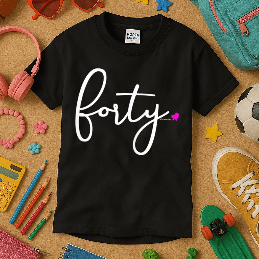 Wom.e.ns 40th Birthday Gift Ideas for Her Wom.e.n  Party Forty Kids T-Shirt