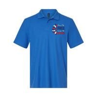 Wo 4th Of July Home Of The Free Because Of The Brave Usa Gift Softstyle Adult Sport Polo