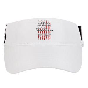 Women 47 President Donald Trump Inauguration Day 2025 Memorabilia Gift Adult Drive Performance Visor