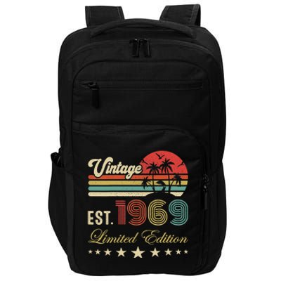 Wo 54th birthday born 1969 vintage limited edition 54 birthday V-Neck Impact Tech Backpack