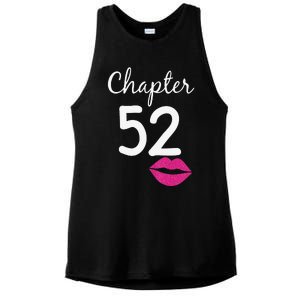 Womens 52nd Birthday Gift For Her Chapter 52 Years Old 52nd Bday Ladies PosiCharge Tri-Blend Wicking Tank