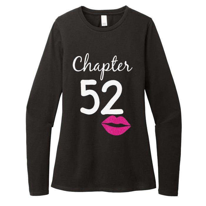 Womens 52nd Birthday Gift For Her Chapter 52 Years Old 52nd Bday Womens CVC Long Sleeve Shirt