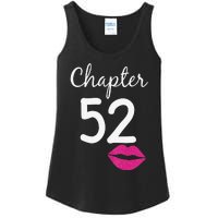 Womens 52nd Birthday Gift For Her Chapter 52 Years Old 52nd Bday Ladies Essential Tank