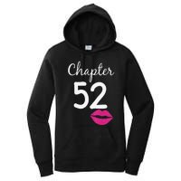 Womens 52nd Birthday Gift For Her Chapter 52 Years Old 52nd Bday Women's Pullover Hoodie