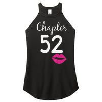 Womens 52nd Birthday Gift For Her Chapter 52 Years Old 52nd Bday Women's Perfect Tri Rocker Tank