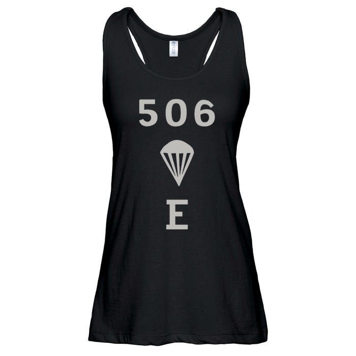 Ww2 506 Pir Easy Company Flag Ladies Essential Flowy Tank