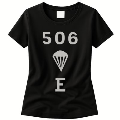 Ww2 506 Pir Easy Company Flag Womens T-Shirt