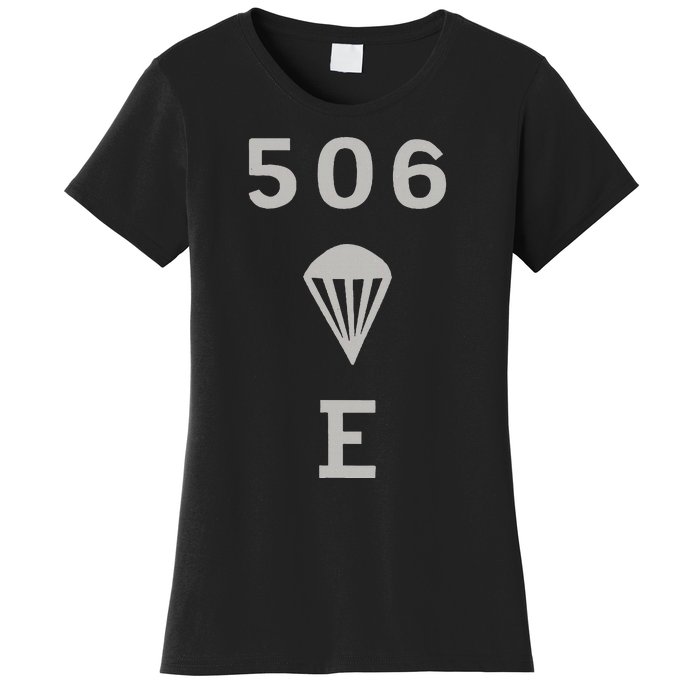 Ww2 506 Pir Easy Company Flag Women's T-Shirt