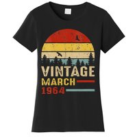 Womens 57 Years Old Retro Birthday Gift Vintage March 1964 Women's T-Shirt