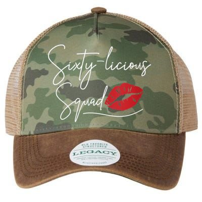 WoM.e.ns 60th Birthday, Sixty-licious Squad V-Neck Legacy Tie Dye Trucker Hat