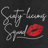 WoM.e.ns 60th Birthday, Sixty-licious Squad V-Neck Adult Drive Performance Visor