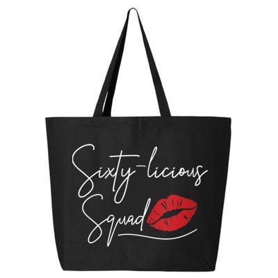 WoM.e.ns 60th Birthday, Sixty-licious Squad V-Neck 25L Jumbo Tote