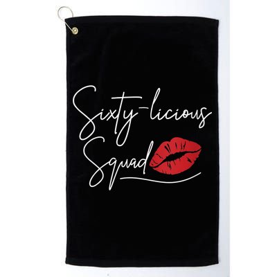 WoM.e.ns 60th Birthday, Sixty-licious Squad V-Neck Golf Towel
