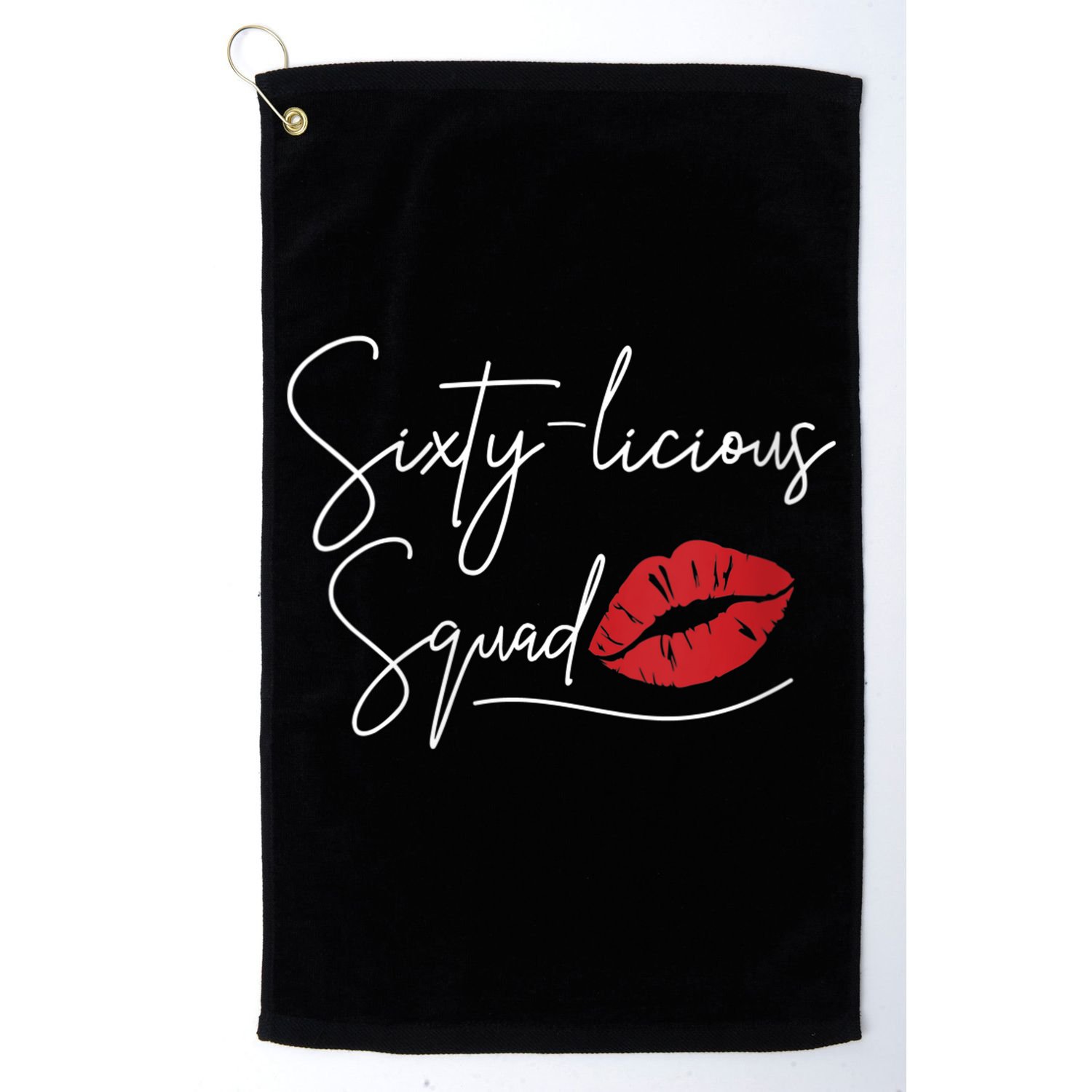 WoM.e.ns 60th Birthday, Sixty-licious Squad V-Neck Golf Towel