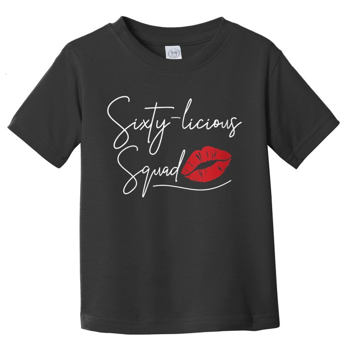 WoM.e.ns 60th Birthday, Sixty-licious Squad V-Neck Toddler T-Shirt