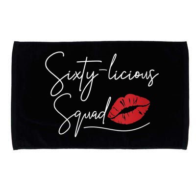 WoM.e.ns 60th Birthday, Sixty-licious Squad V-Neck Microfiber Hand Towel