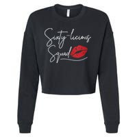 WoM.e.ns 60th Birthday, Sixty-licious Squad V-Neck Cropped Pullover Crew