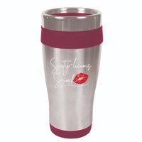 WoM.e.ns 60th Birthday, Sixty-licious Squad V-Neck 16oz Travel Tumbler