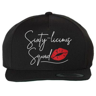 Wo 60th Birthday, Sixty-licious Squad Wool Snapback Cap