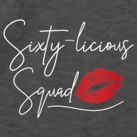 Wo 60th Birthday, Sixty-licious Squad Vector Backpack