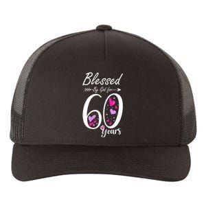 WoM.e.ns 60th Birthday Tee Gift and Blessed for 60 Years Birthday Yupoong Adult 5-Panel Trucker Hat