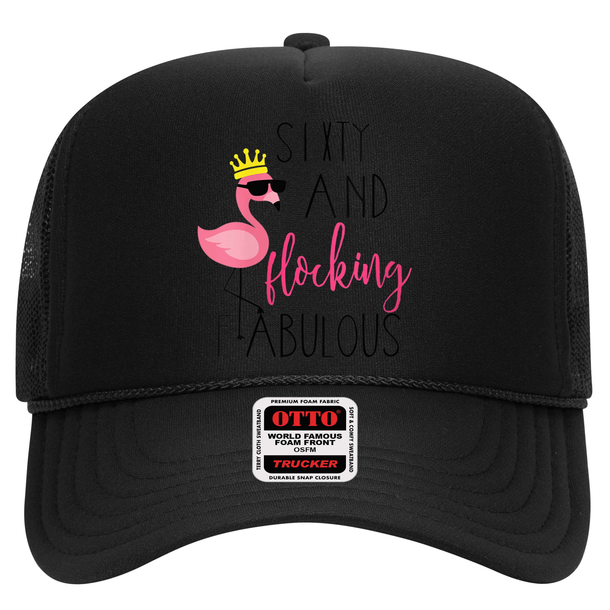 Wo 60th Birthday Gift Flamingo Fabulous Hat