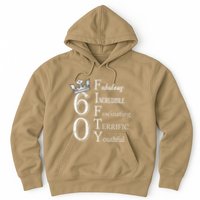 Womens 60 Fabulous 60th Birthday Queen 60 Years Old Bday Women Hoodie