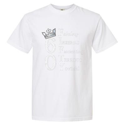 Womens 60 Fabulous 60th Birthday Queen 60 Years Old Bday Women Garment-Dyed Heavyweight T-Shirt