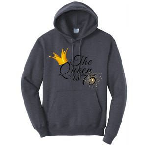 Wo 75th Birthday Present Gifts Ideas For Grandma Mom The Queen Is 75 Tall Hoodie