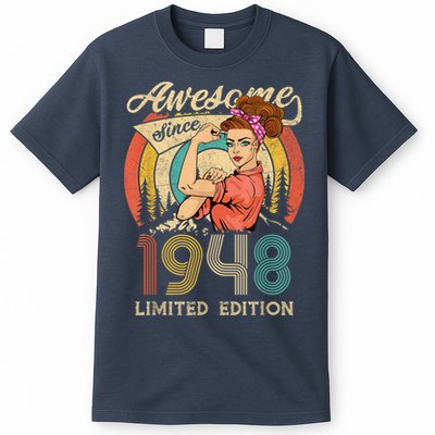 Wo 75th Birthday Present gifts ideas, Vintage Retro Best of 1948 T-Shirt