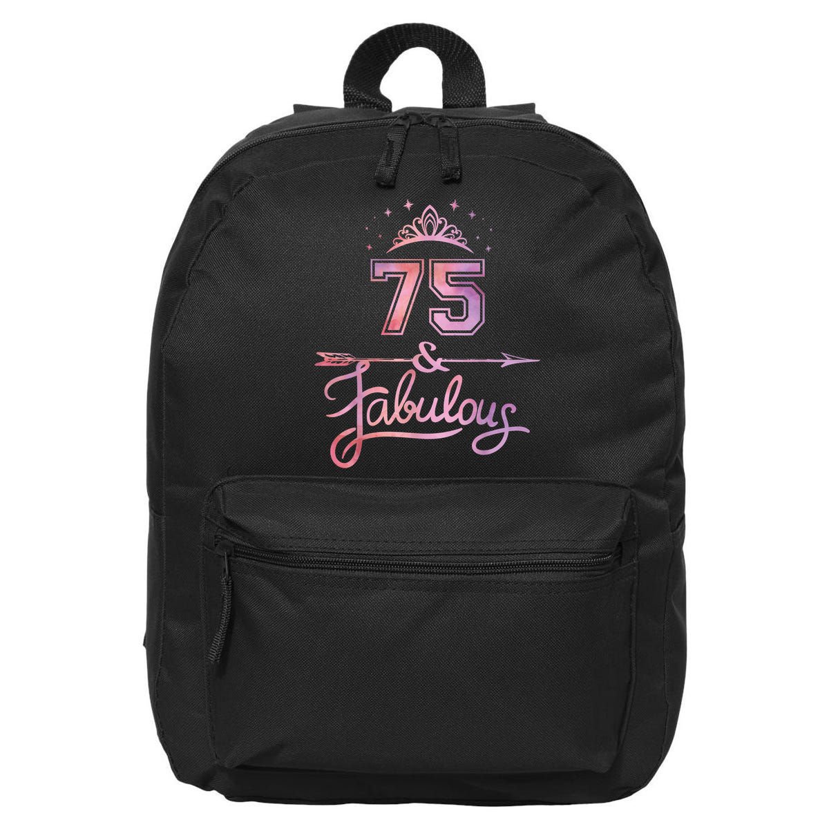 Wo 75 Years Old And Fabulous Happy 75th Birthday Present 16 in Basic Backpack