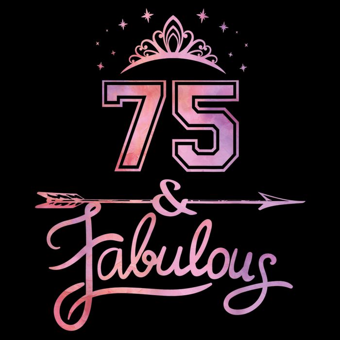 Wo 75 Years Old And Fabulous Happy 75th Birthday Present Bag