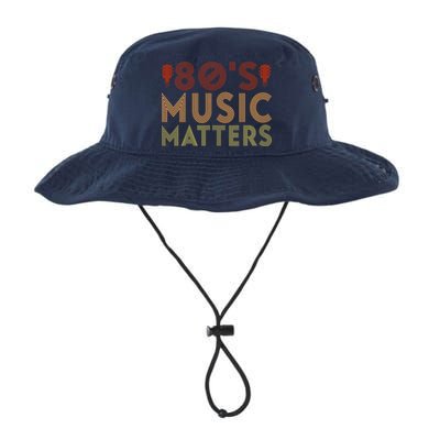 Wo 80's Music Matters Funny 80's Music Outfit 70s Music V-Neck Bucket Hat