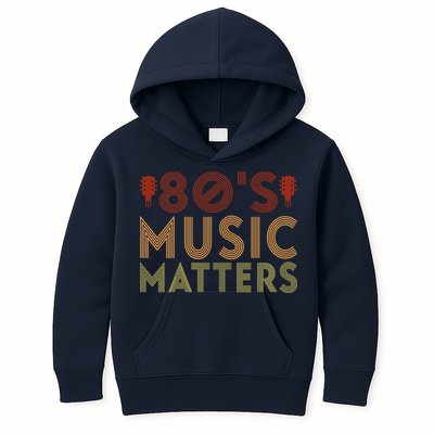 Wo 80's Music Matters Funny 80's Music Outfit 70s Music V-Neck Kids Hoodie