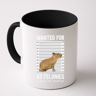 Wanted 93 Felonies Capybara Mugshots Rodent Owners Mug