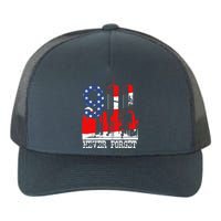 Wo 9-11 Never Forget V-Neck Yupoong Adult 5-Panel Trucker Hat