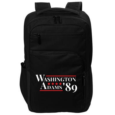 Washington Adams 1789 American Presidents Day US History Impact Tech Backpack