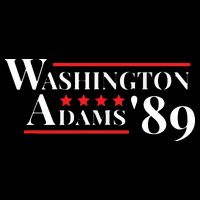 Washington Adams 1789 American Presidents Day US History Backpack