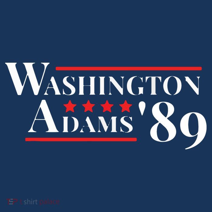 Washington Adams 1789 American Presidents Day US History Long Sleeve Shirt