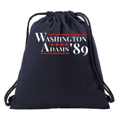 Washington Adams 1789 American Presidents Day US History Drawstring Bag