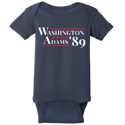 Washington Adams 1789 American Presidents Day US History Baby Bodysuit