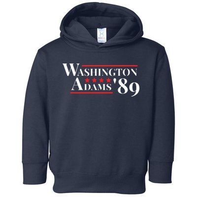 Washington Adams 1789 American Presidents Day US History Toddler Hoodie