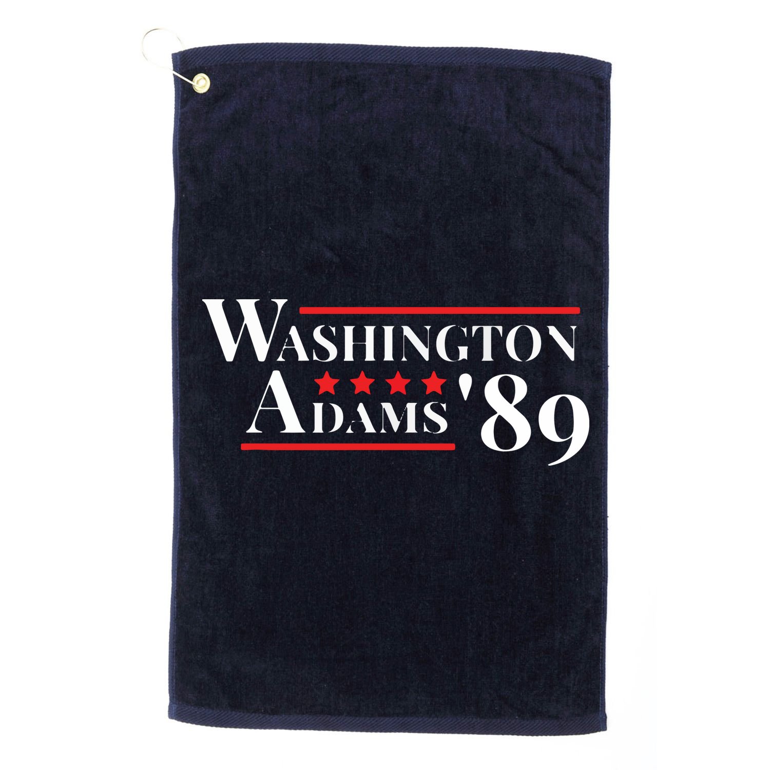 Washington Adams 1789 American Presidents Day US History Golf Towel
