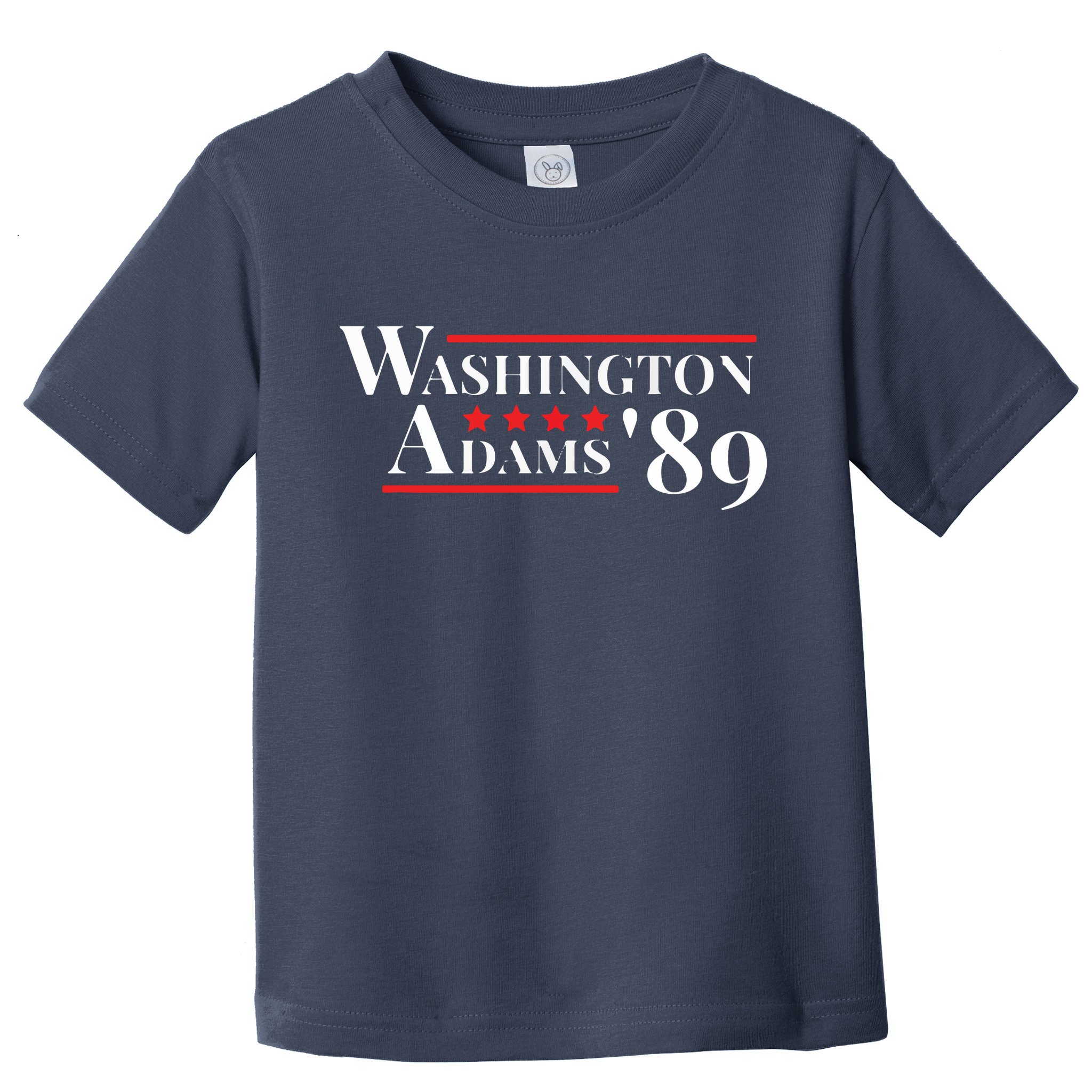 Washington Adams 1789 American Presidents Day US History Toddler T-Shirt