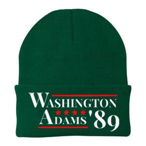 Washington Adams 1789 American Presidents Day Us History Knit Cap Winter Beanie